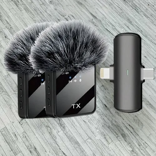 F11-2 Wireless Collar Microphone (iPhone & Android)