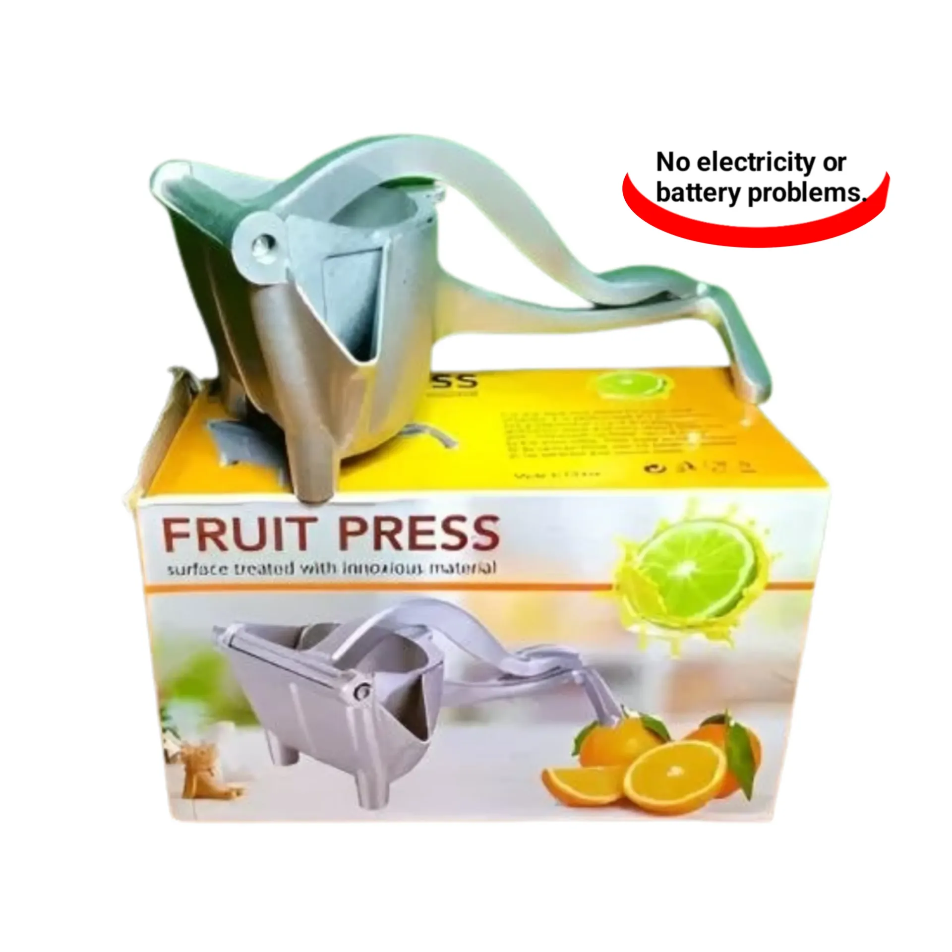 Fruit Press Manual Juicer – Heavy Duty Hand Juice Extractor